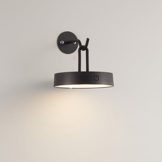 Aplique De Pared Diseño Moderno Almerva Led Buena Luz Negro