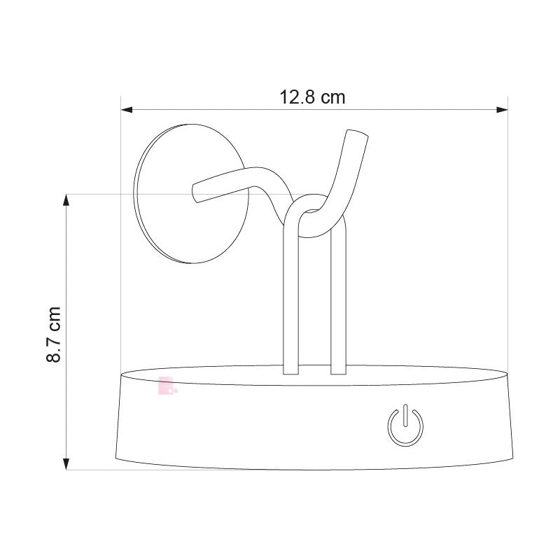 Aplique De Pared Diseño Moderno Almerva Led Buena Luz Negro
