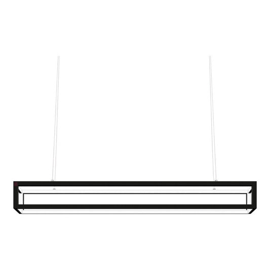 Lámpara Colgante Led De Techo Minimalista Comedor Buena Luz Negro