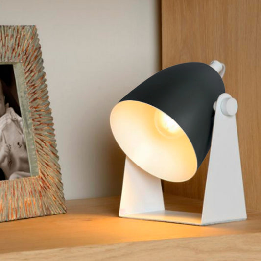 Lámpara De Mesa Móvil De Diseño Led Escritorio Buena Luz Negro