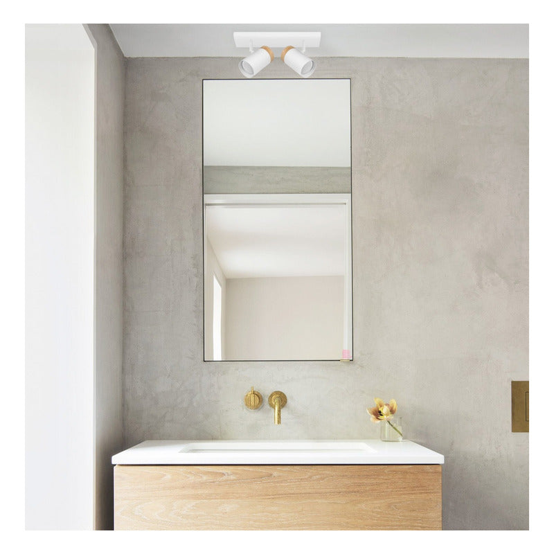 Plafón Dolby De Techo 2 Luces Led Direccional Buena Luz