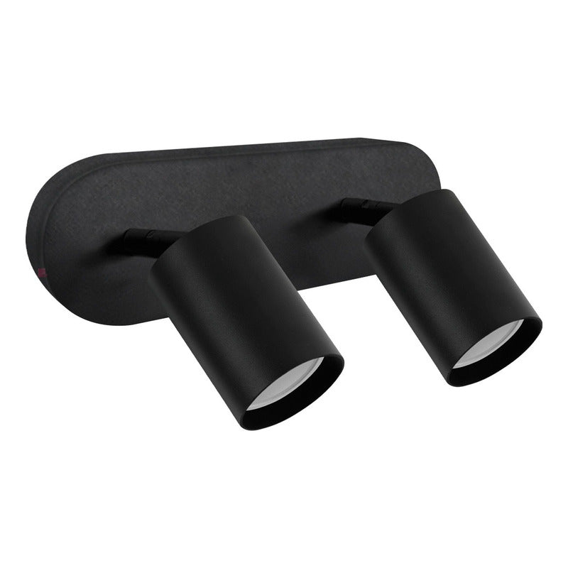 Aplique Para Baño 2 Luces Gu10 Led 7w Direccional Buena Luz