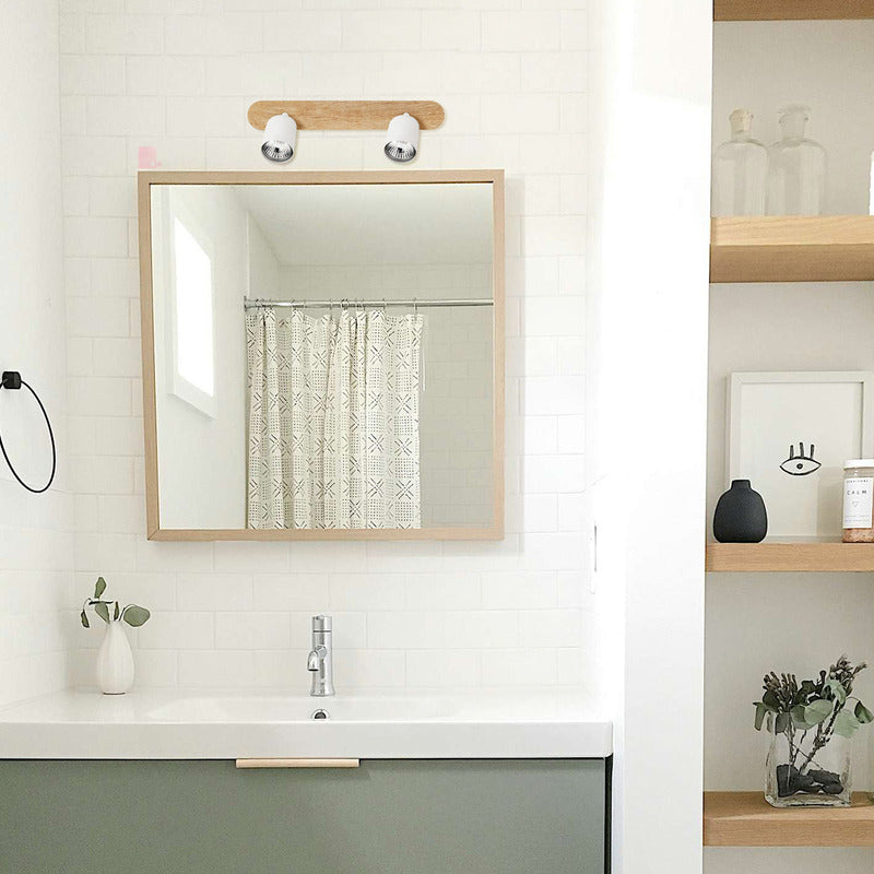 Plafón Direccional 2 Luces Gu10 7w Led Diseño Buena Luz