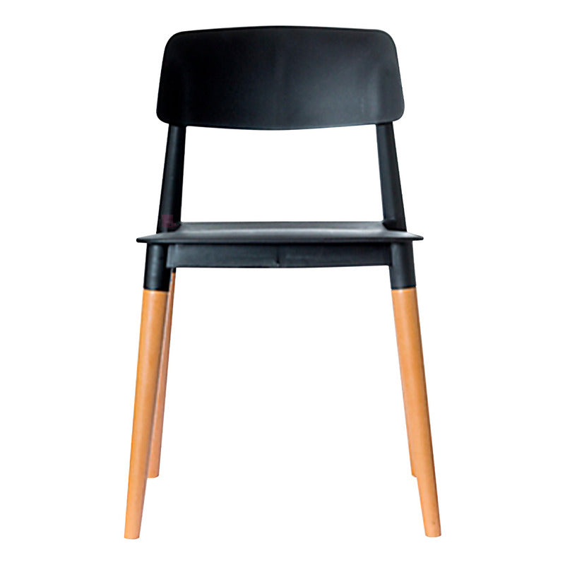 Pack X6 Sillas Mil Madera Diseño Living Escritorio Buena Luz