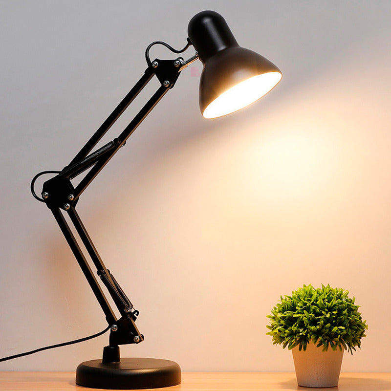 Lampara De Escritorio Articulada Incluye Foco Led Buena Luz