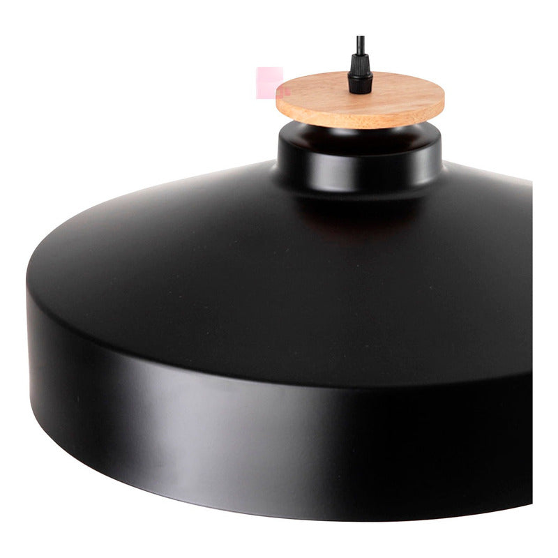 Lampara Colgante Led De Techo Ideal Cocina Madera Buena Luz