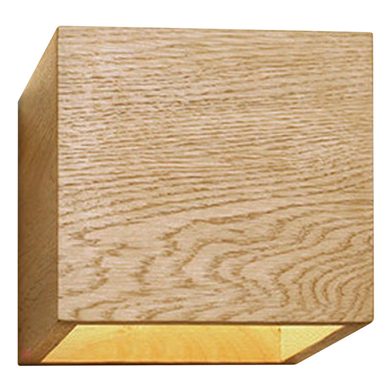 Aplique Difusor De Pared Led Diseño Madera Buena Luz Madera