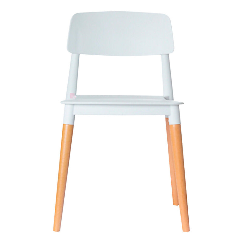 Pack X6 Sillas Mil Madera Diseño Living Escritorio Buena Luz