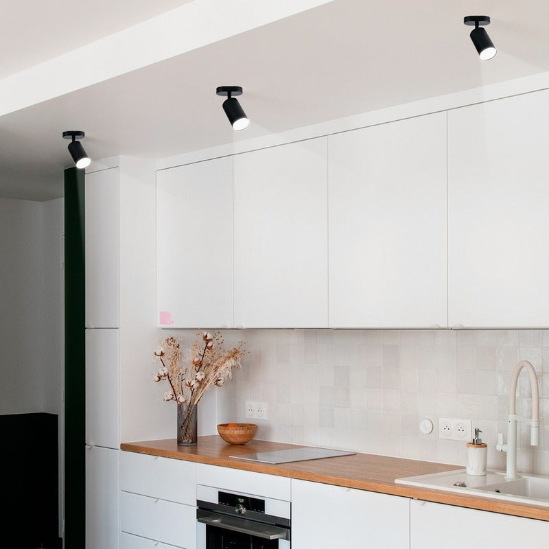 Plafón De Techo Movimiento Aplique Pared Led 7w Buena Luz