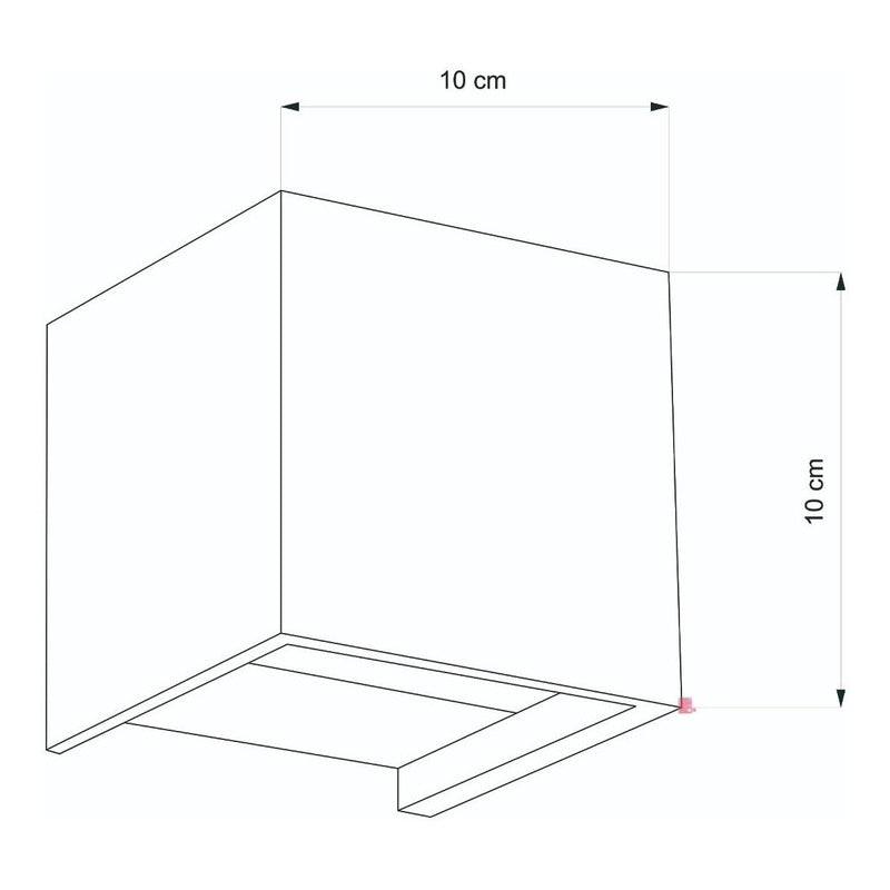 Aplique De Pared Moderno Interior Lámpara Led 6w Buena Luz