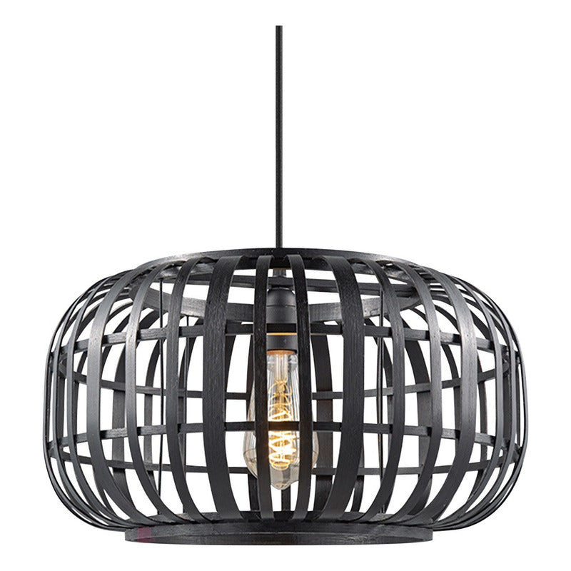 Lámpara Colgante Arquin Led Comedor Galería Diseño Buena Luz Negro