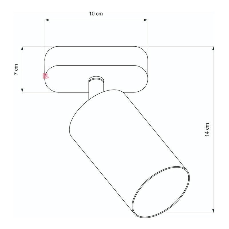 Plafón De Techo Movimiento Aplique Pared Led 7w Buena Luz