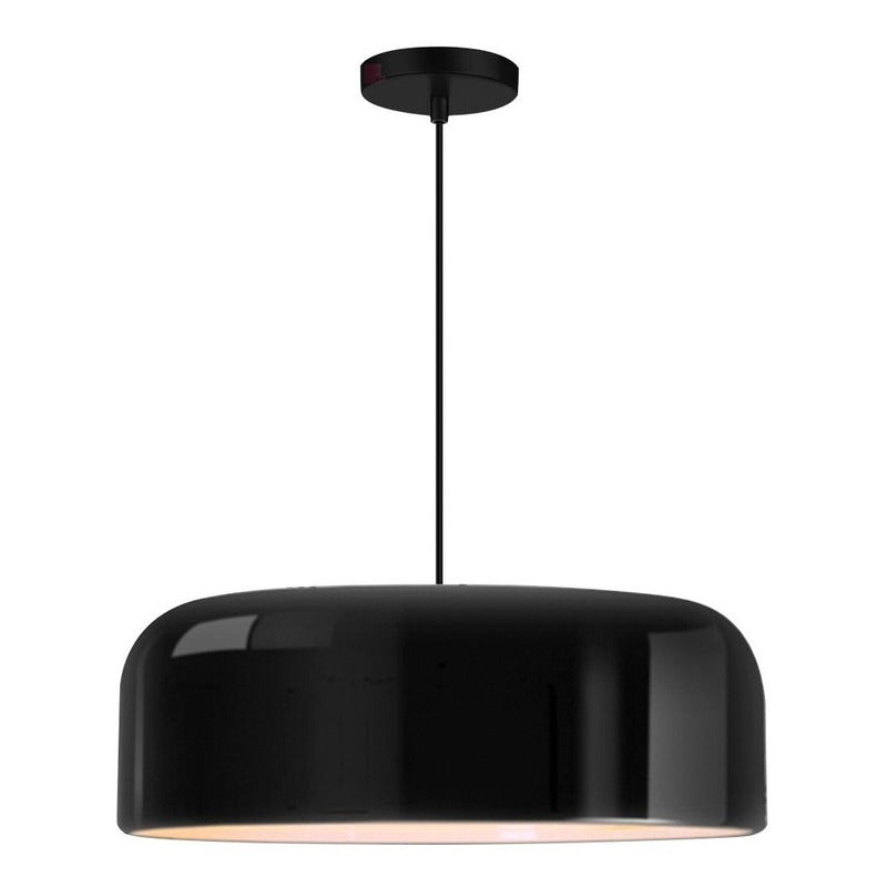Lampara Colgante Led De Techo Ideal Cocina Metal Buena Luz Negro