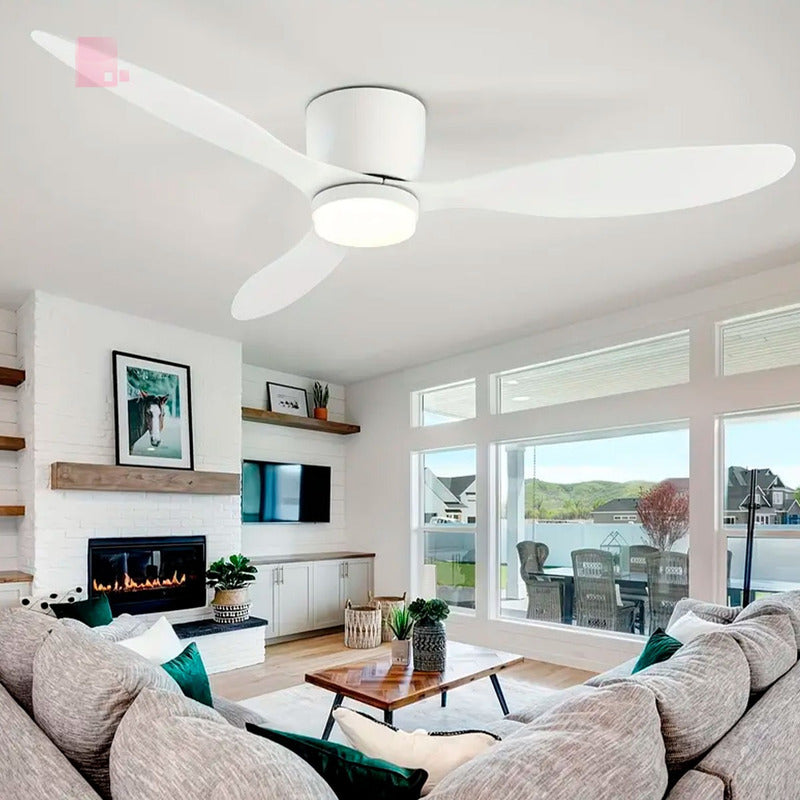 Ventilador De Techo Venture 3 Aspas Diseño C/ Control Remoto