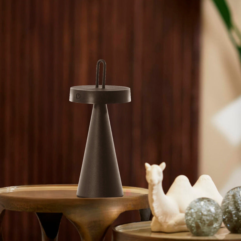 Lampara Mesa Velador Merlan Diseño Inalámbrico Led Buena Luz