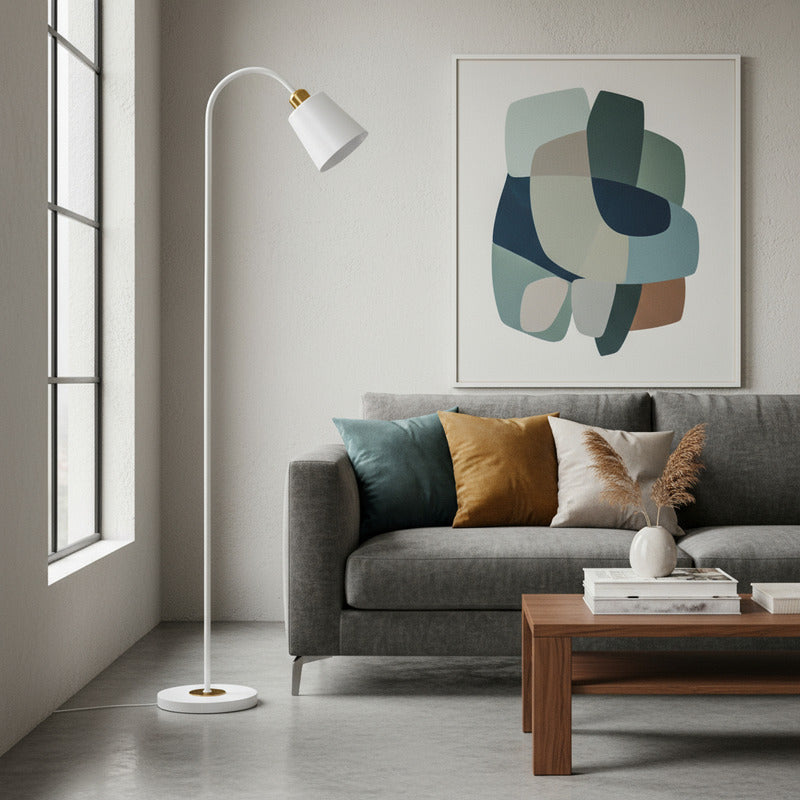 Lámpara De Pie Flexible Para Lectura Con Luz Led Buena Luz