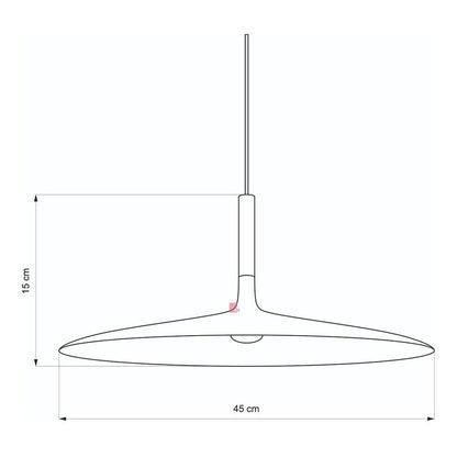 Lampara Colgante Led Techo Moderno Ideal Comedor Buena Luz