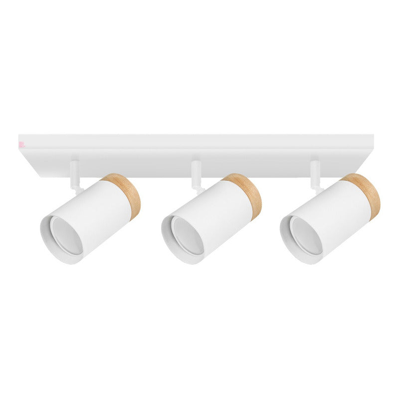 Plafón Dolby De Techo 3 Luces Led 7w Dirigible Buena Luz
