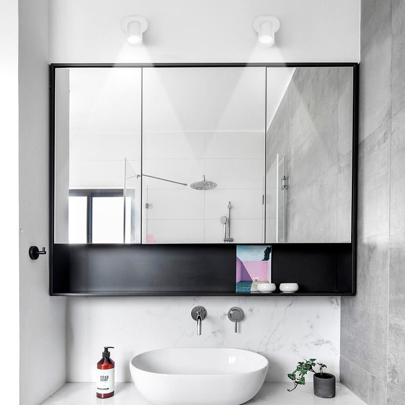 Aplique De Pared 1 Luz Gu10 Led 7w Direccional Buena Luz