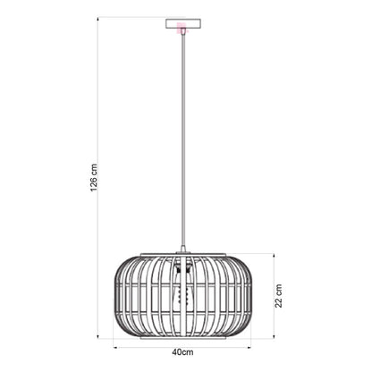Lámpara Colgante Led Natural Comedor Galería Diseño Buenaluz Natural