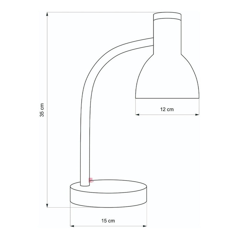 Lámpara Led Velador Flexible De Escritorio Madera Buena Luz