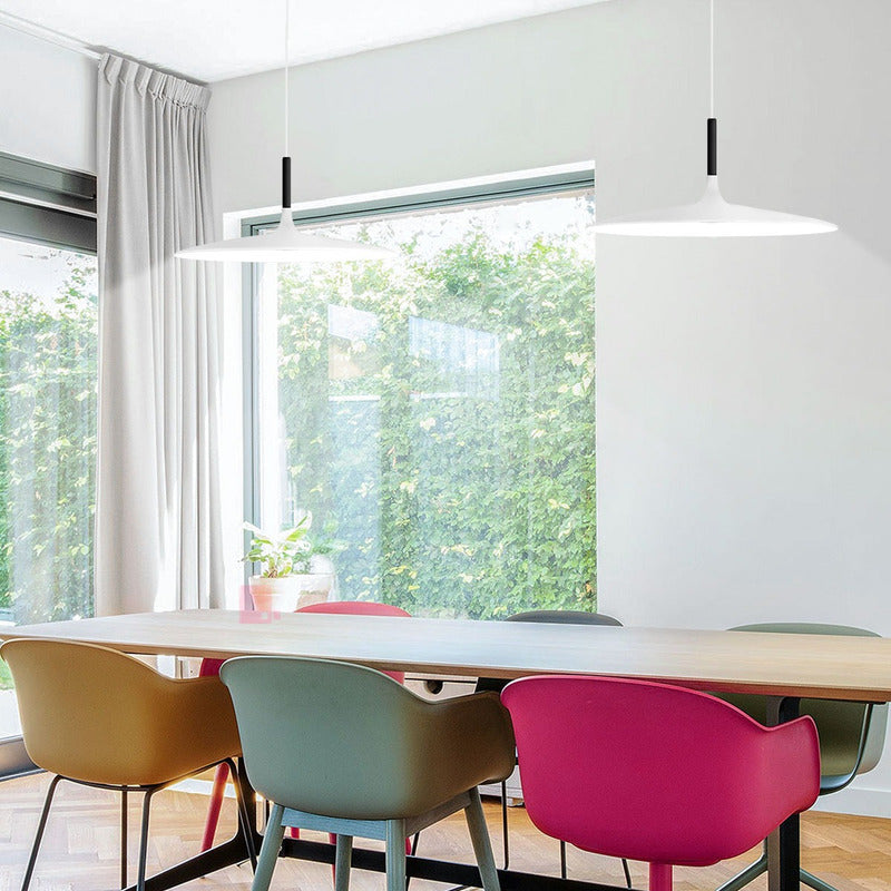Lampara Colgante Led Techo Moderno Ideal Comedor Buena Luz