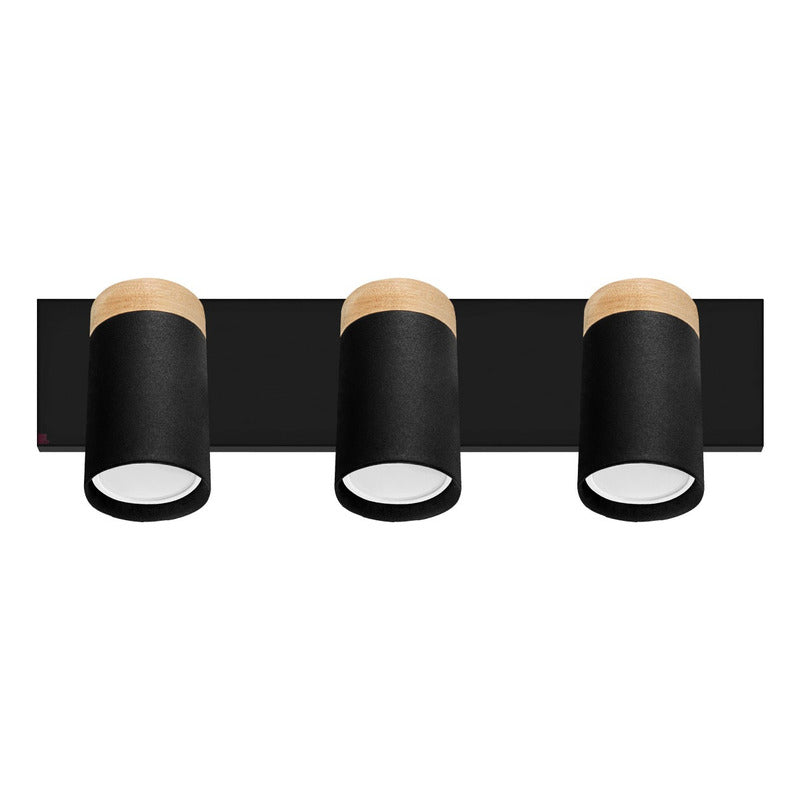 Aplique De Pared Dolby 3 Luces Led 7w Direccional Buena Luz