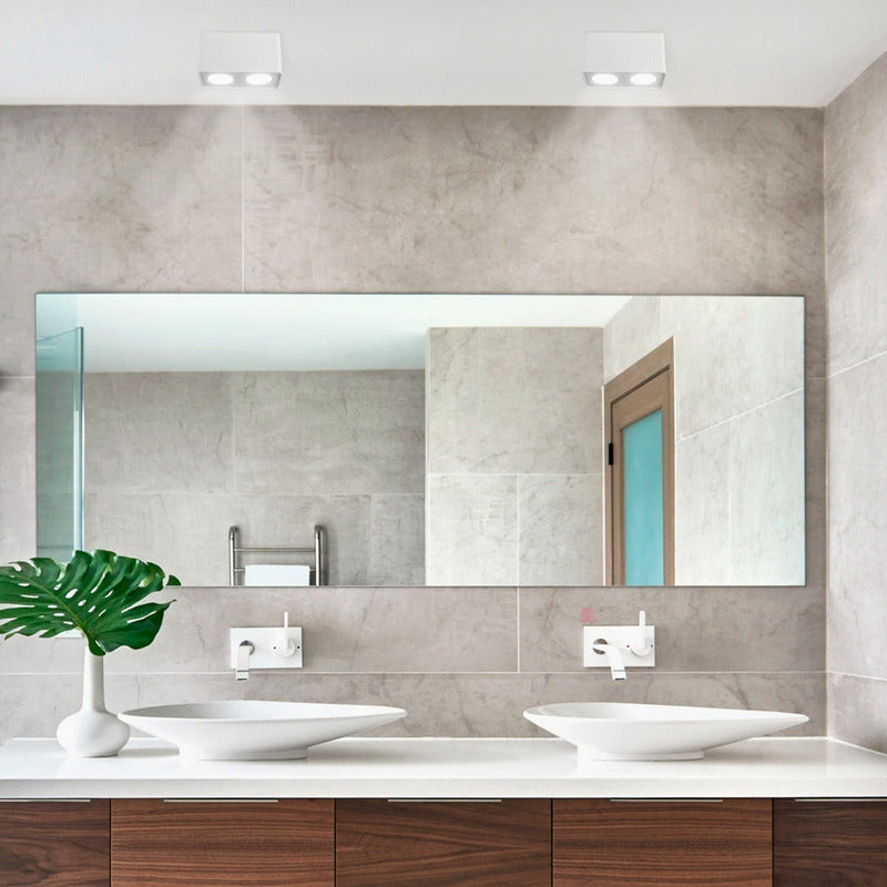 Plafón Lámpara De Techo Living Comedor Focos Led Buena Luz