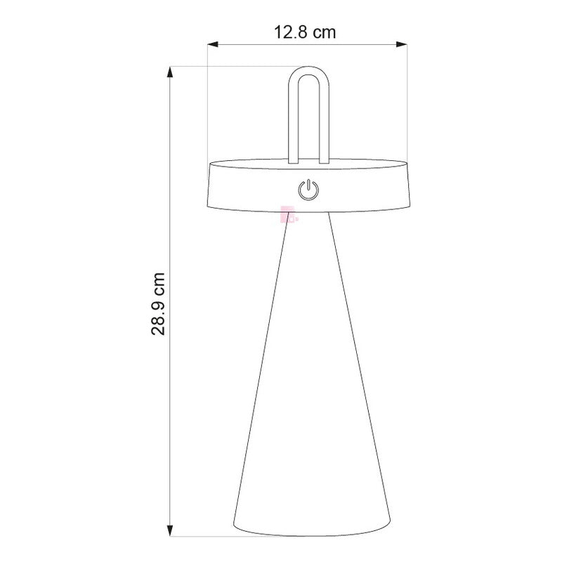 Lampara Mesa Velador Merlan Diseño Inalámbrico Led Buena Luz