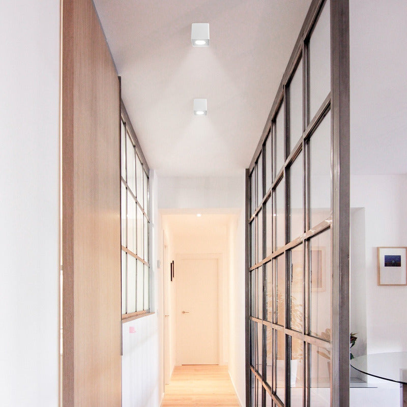 Plafón Techo 1 Luz Led Living Cocina Dicroica Led Buena Luz