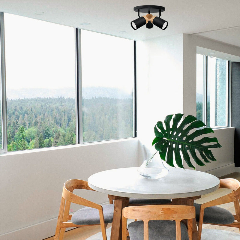 Disco Plafon Dolby De Techo 3 Luces Led Direccional Buenaluz