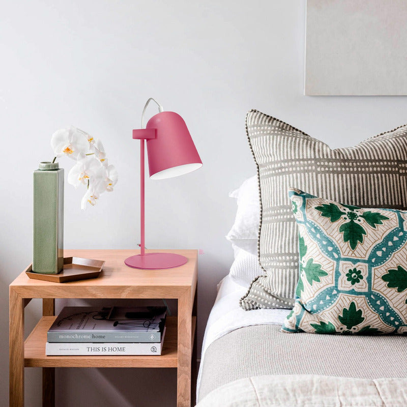 Lampara Mesa Velador Lucky Diseño Buena Luz Iluminacion Led