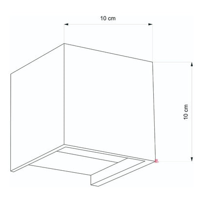 Aplique De Pared Moderno Interior Lámpara Led 6w Buena Luz