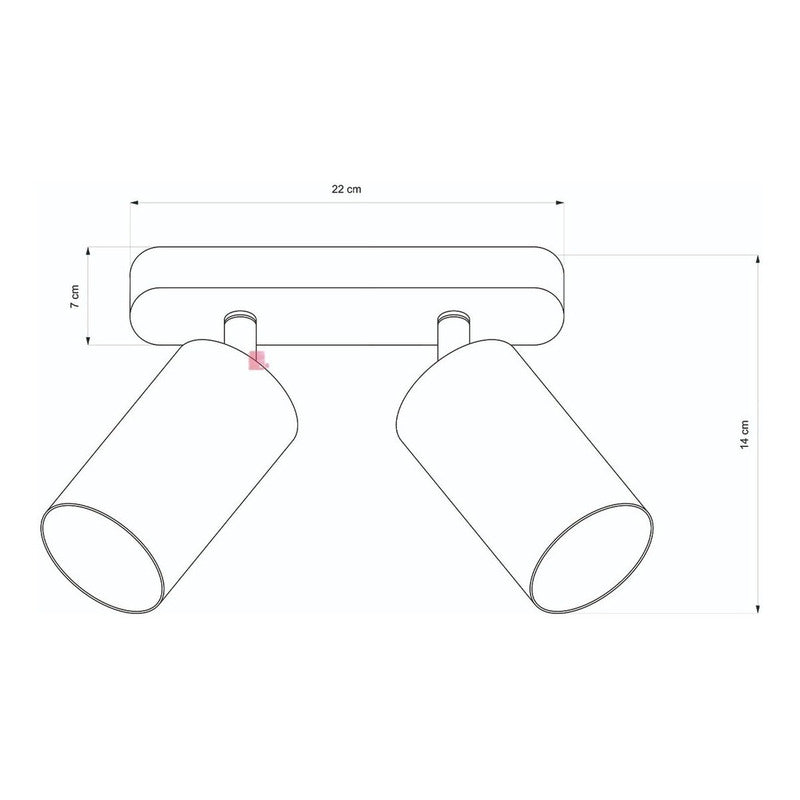 Plafón De Techo Lámpara Aplique Pared Foco Led 7w Buena Luz