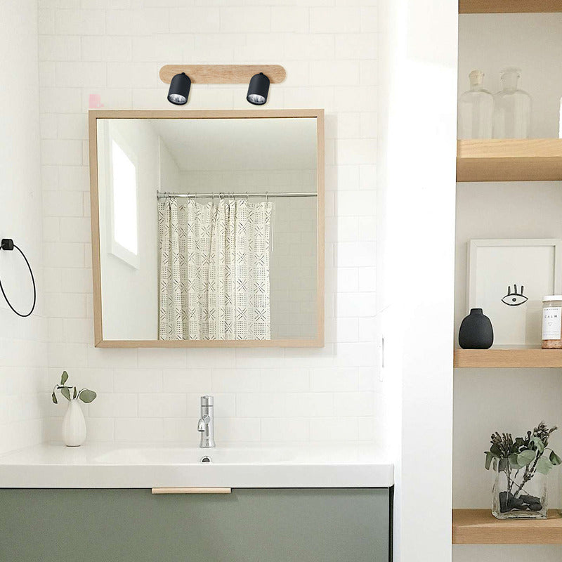 Plafón Direccional 2 Luces Gu10 7w Led Diseño Buena Luz