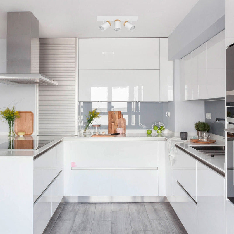 Plafón Dolby De Techo 3 Luces Led 7w Dirigible Buena Luz