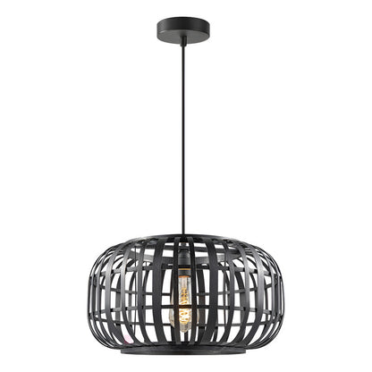 Lámpara Colgante Arquin Led Comedor Galería Diseño Buena Luz Negro