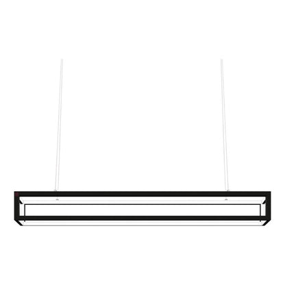 Lámpara Colgante Led De Techo Minimalista Comedor Buena Luz Negro