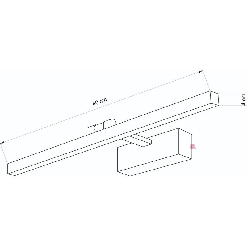 Aplique De Pared Diseño Moderno Baño Lámpara Led Buena Luz