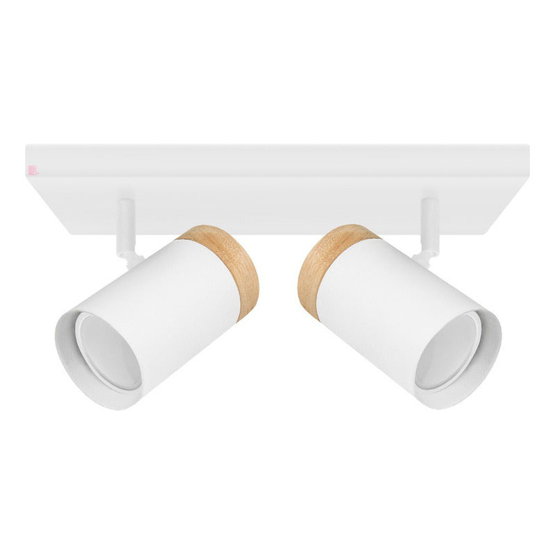 Plafón Dolby De Techo 2 Luces Led Direccional Buena Luz