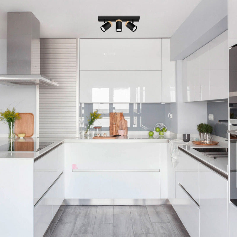 Plafón Dolby De Techo 3 Luces Led 7w Dirigible Buena Luz