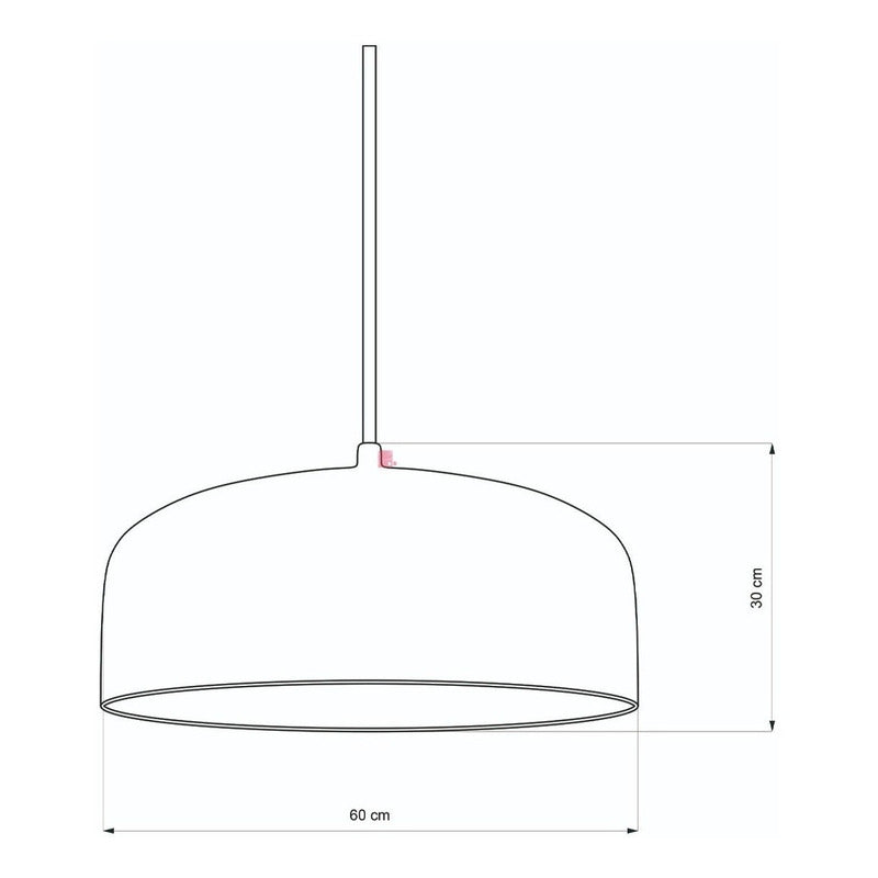 Lampara Colgante Led De Techo Ideal Cocina Metal Buena Luz Negro