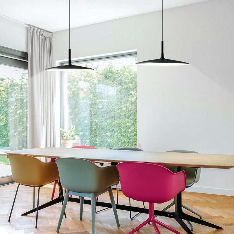 Lampara Colgante Led Techo Moderno Ideal Comedor Buena Luz