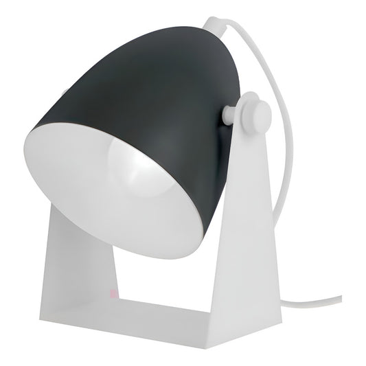 Lámpara De Mesa Móvil De Diseño Led Escritorio Buena Luz Negro