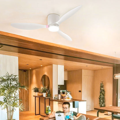 Ventilador De Techo Venture 3 Aspas Diseño C/ Control Remoto