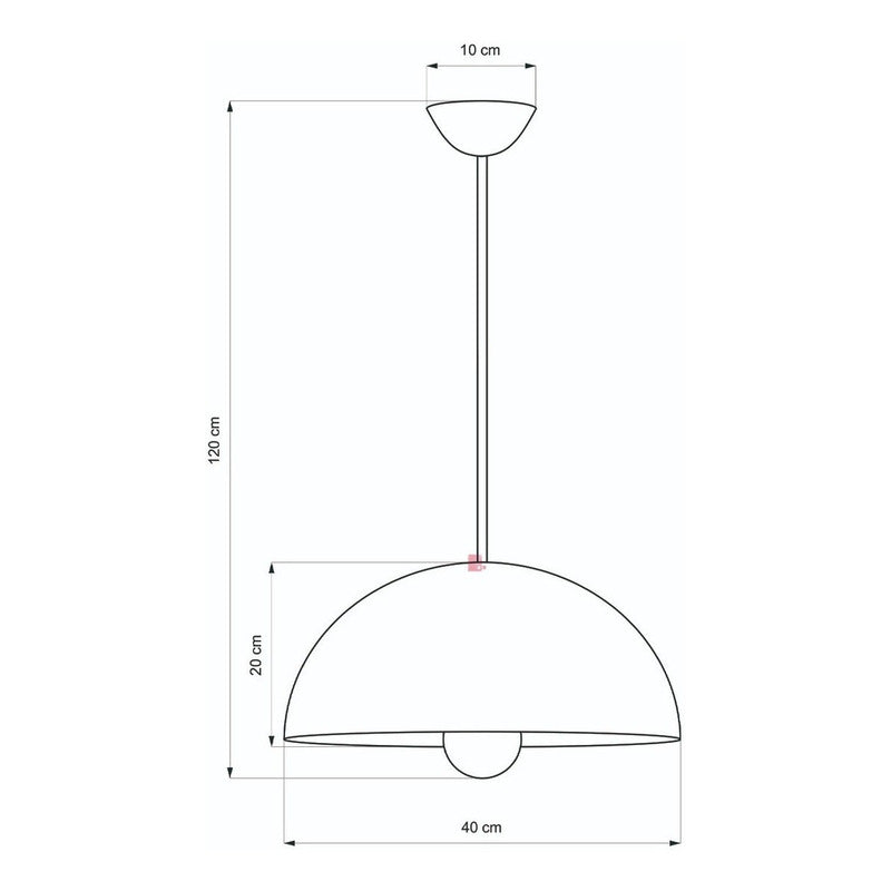 Lampara Colgante Campana Led De Techo Con Foco Led Buena Luz