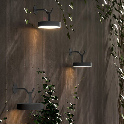 Aplique De Pared Diseño Moderno Almerva Led Buena Luz Negro
