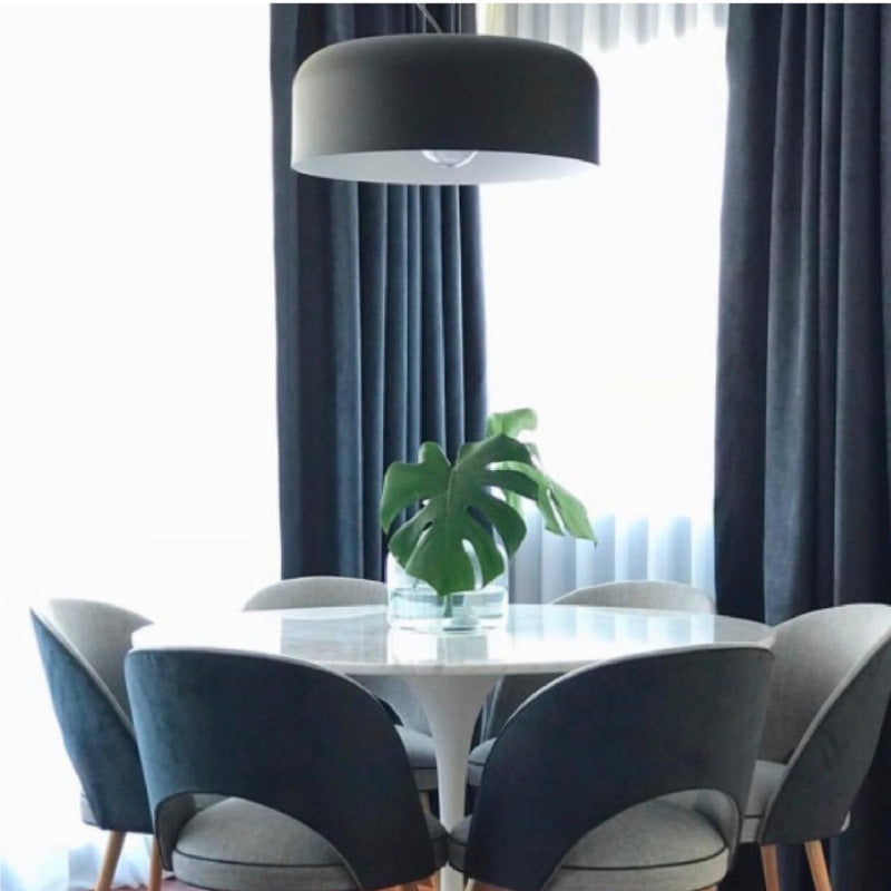 Lampara Colgante Led De Techo Ideal Cocina Metal Buena Luz Negro