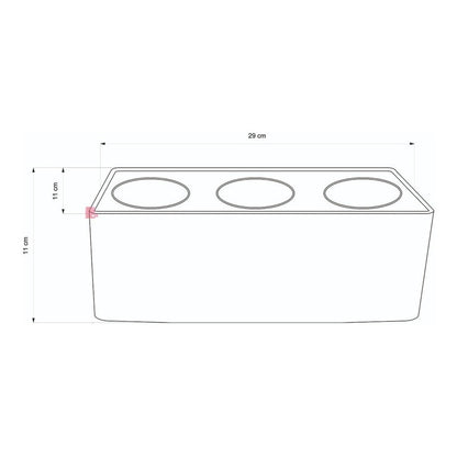 Lámpara Plafón De Techo Living Comedor Focos Led Buena Luz