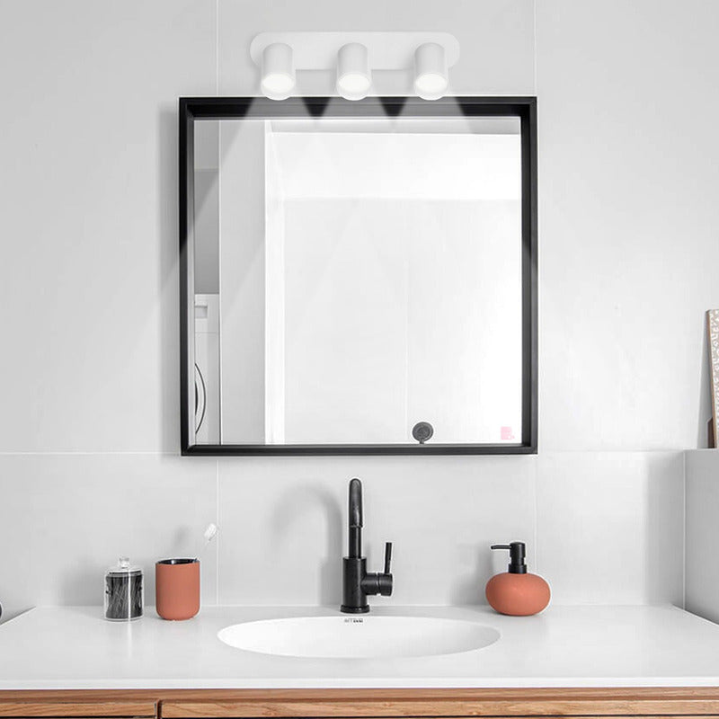 Aplique De Pared Ideal Baño 3 Luces Gu10 Led 7w Buena Luz